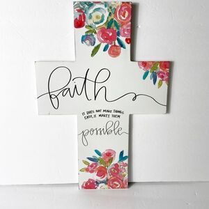 Faith Cross Wall Decor